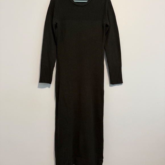 Calvin Klein Women's Everyday Crew Neck Dress with Side Slit Zipper Size L - Picture 2 of 10